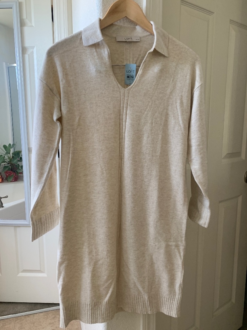 Small petite Loft Sweater Dress MWT